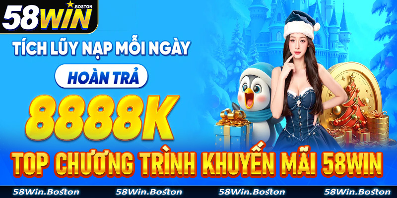 Top những chương trình khuyến mãi 58Win hấp dẫn nhất thị trường Việt Nam vào năm 2025